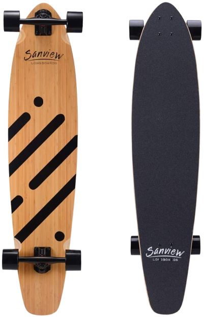 Sanview Bamboo Longboard - Best Longboards For Long Distance